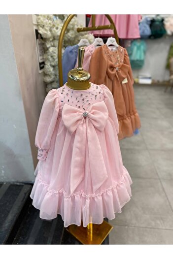 Miss Lorin Kids Stoned Holiday Children's Dress