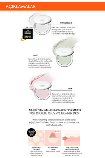 Missha Donuk Cilt Görünümünü Gidererek Makyajı Sabitleyen Ultra Hafif Pudra Airy Pot Pressed Powder (PİNK)