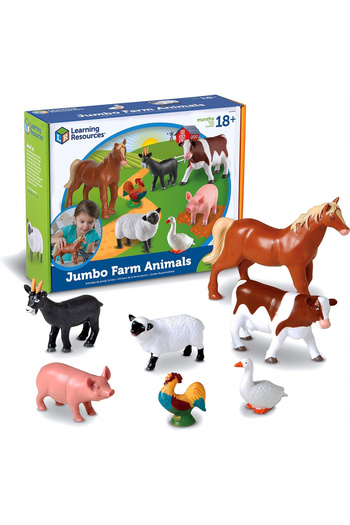 Learning Resources Jumbo Farm Animals-LER0694
