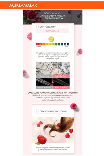 Missha Saçlara Parlak Görünüm Veren Ahududu Kokulu Sirkeli Saç Misti A'pıeu Raspberry Vinegar Hair Mist