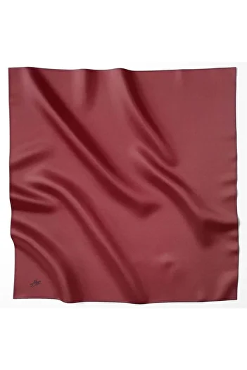 Aker Tivil Scarf - Polyester Twill - Solid Color -8742795-946 - Red