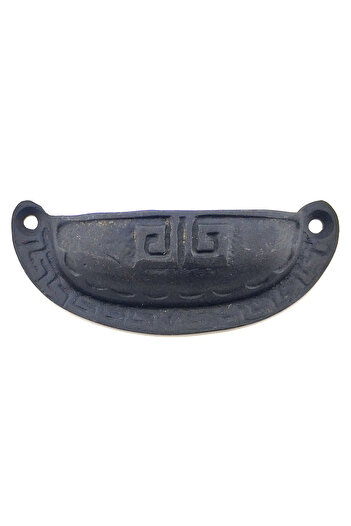 Skygo 37X90 mm Oxide Antique Style Decorative Brass Striped Stone Door Handle