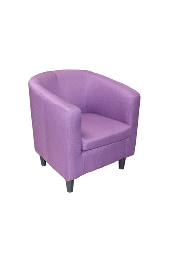 Homelux Marshall armchair, 69X78X82 cm, fabric, purple, wood