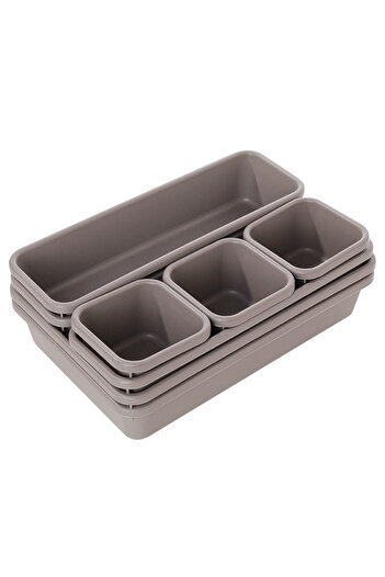 Choice Khaki 8pcs/set Adjustable Drawer Organizer Box Trays Make Up Cosmetics Sundries Divider Holder Kitch