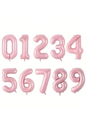 BeySüS Pembe 6 Rakam Folyo Balon 80 Cm