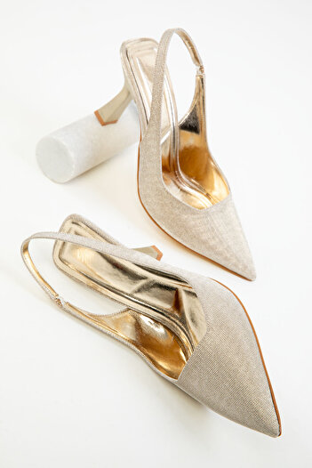 SOHO Gold Women's Classic Heeled Shoes 20268