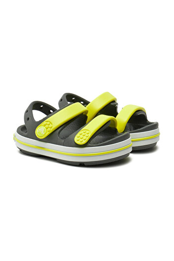 Crocs Унісекс капці Slate Grey - подвійна стрічка, товста підошва, неслизькі та зручні, довговічні