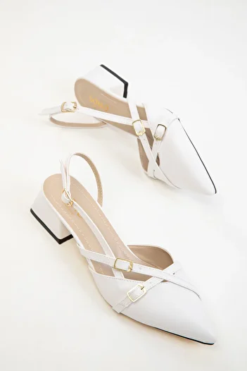 SOHO Klassische Damenschuhe mit Absatz Modell 19105 in Weiß
