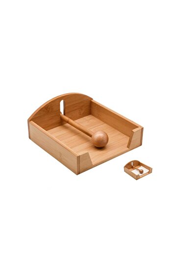ÇIRPAN EV 19x20x8cm Bamboo Napkin Holder