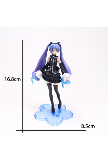 BANDAI 1pcs New Anime Hatsune Miku Action Figure Miku Kawaii Collection Model Pink Sakura kawaiii Doll Coll