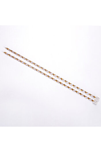 Sultan Colorful Plastic Knitting Needle 35 cm Yellow-6 mm