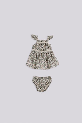 Layette BG Store Kız Bebek Desenli Elbise