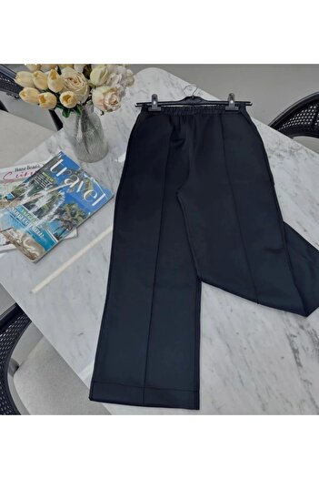 Butik Scuba Fabric - Ankle Length Grass Trousers