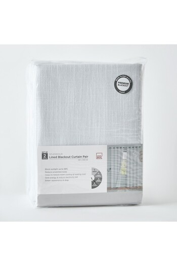 Home Box Splendour 2-Piece Blackout Lined Curtain Set 140x240 cm