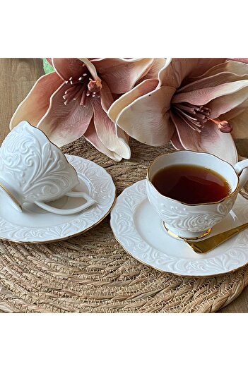ROSSEV Tea Cup Set Osiris 12 Pieces for 6 People