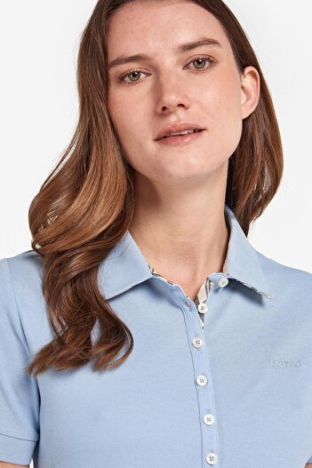 Barbour Portsdown Top Polo Yaka Bl18 Blue