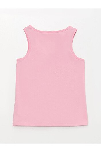 LC Waikiki Crew Neck Printed Girl's Undershirt