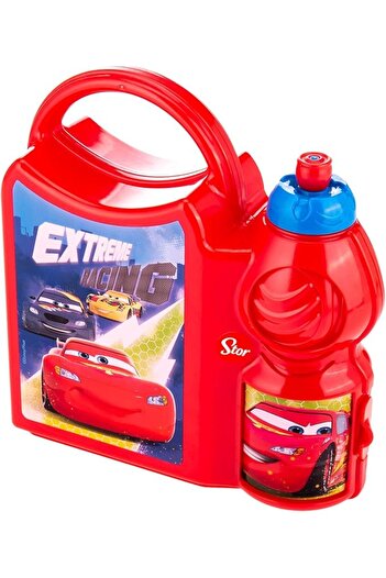 AKDC SNACK BOX W/WATER BOTTLE 7CMX19CMX20CM Red 8412497227716