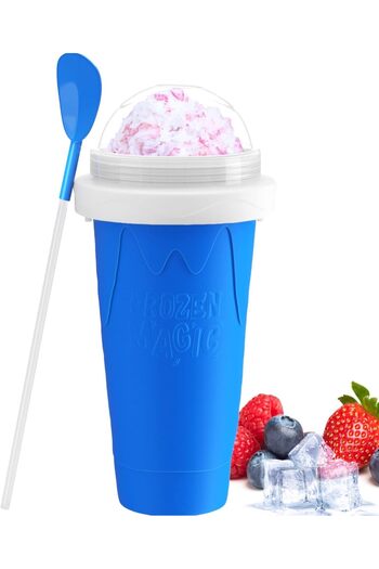 AWH Enlove Slushy Maker Cup – Frozen Squeeze Cup for DIY Milkshakes, Smoothies & Slushies
