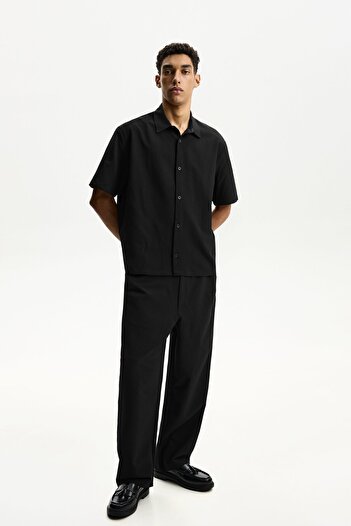 Bershka Pleated Baggy Jogger Trousers Ramadan