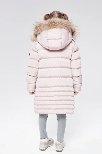 Benittokids Girl's Natural Fur Coat 51301