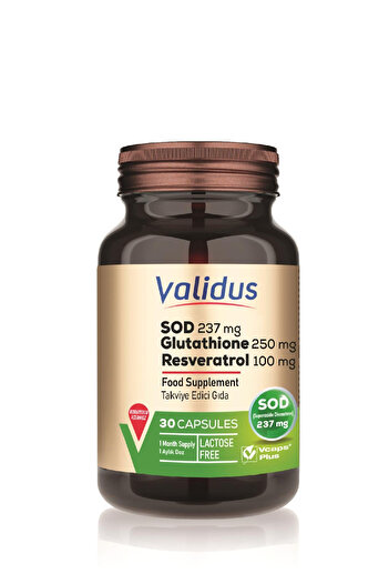 Validus 237 Mg Superoxide Dismutase - 30 Capsules