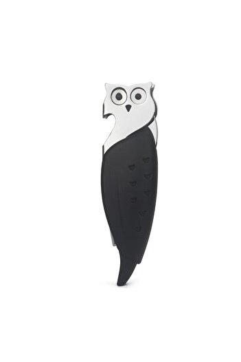 Choice Black Owl Wine Bottle Opener Corkscrew Wedding Gifts and Bartender Accessories Vintage Pull Corks of