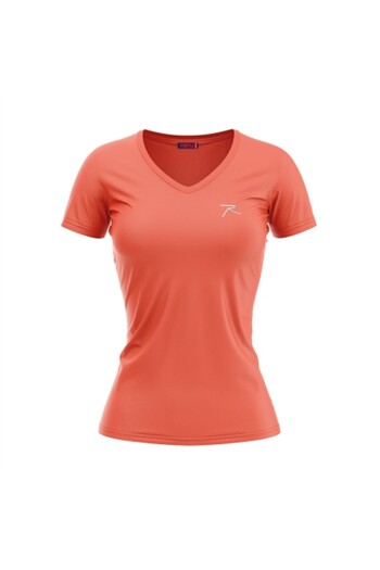 raru Mulıer Γυναικείο Βαμβακερό Ροζ Casual T-shirt