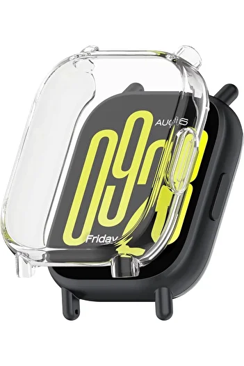 Nezih Case Redmi Watch 5 Active Compatible A+ Quality Soft Silicone Case and Screen Protector