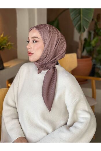 Modakaşmir Silky Jacquard Series Mini Drop Pattern Scarf