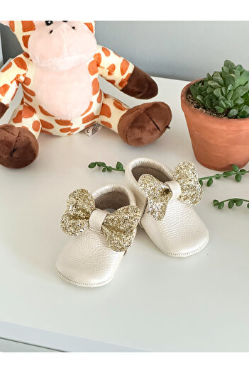 Li Puna Cream Podi Leather Baby Loafers