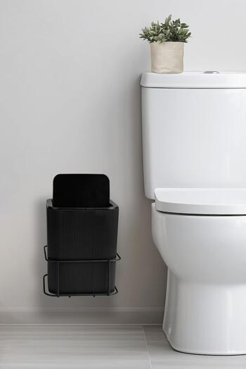 Okyanus Home Black Eco Magic Hanging Square Mina Trash Can