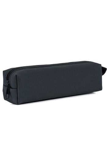 Gözde Proje Faux Leather Dark Gray Pencil Case