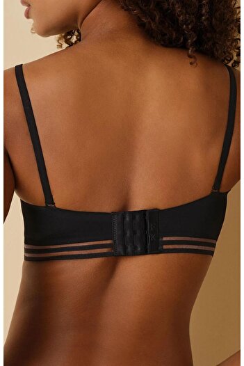 DoDe Flora Laser Cut No Support No Underwire Detachable Padded Bra F.K. 1240