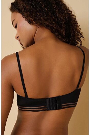 DoDe Flora Laser Cut No Support No Underwire Detachable Padded Bra F.K. 1240