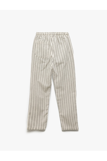 Koton Cotton Waist Lace Pocket Detailed Striped Trousers