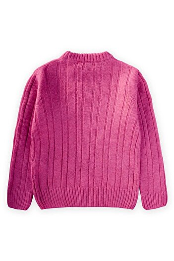 Cigit 1-8 Years Redbud Sweater - Hair Braided