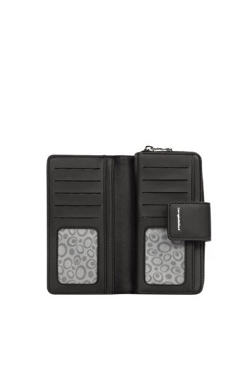 CENGİZ PAKEL Cengiz Pakel Lucia Women's Wallet 65268-Black