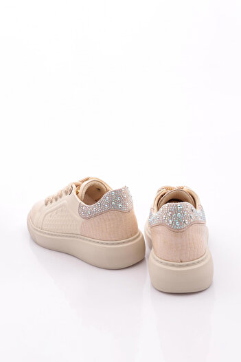 DGN Kadın Sneakers Ayakkabı Bej 12411139101