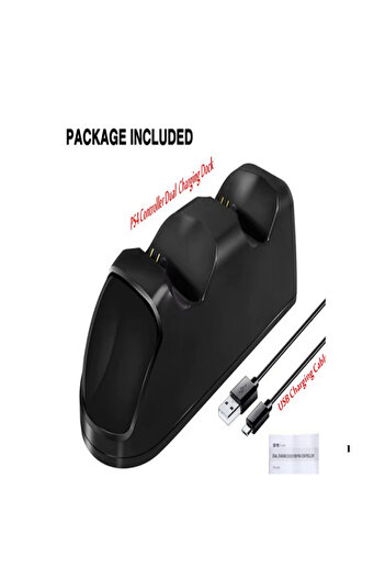 XİRA LED Göstergeli Çiftli Ps 4 Dualshock Joystick Oyun Kolu 2li Şarj Standı İstasyonu PS4 Pro PS4 Slim