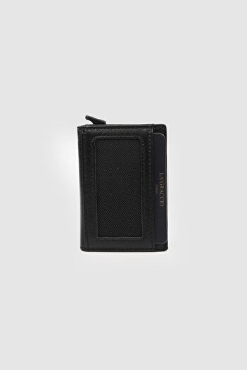 La La'Graccio Paris Paris Men's Wallet, Black Ruhani Knot Leather Graduation Wallet