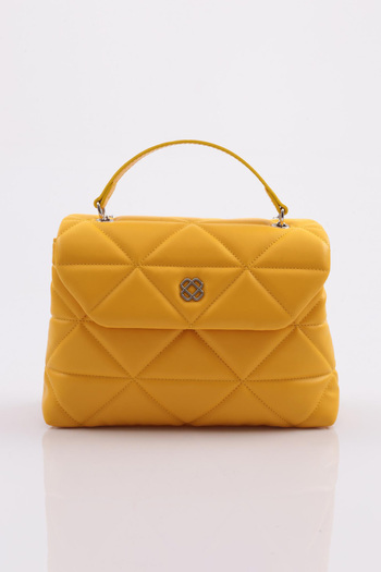 DGN 7267 Women's Daily Shoulder and Shoulder Bag Yellow