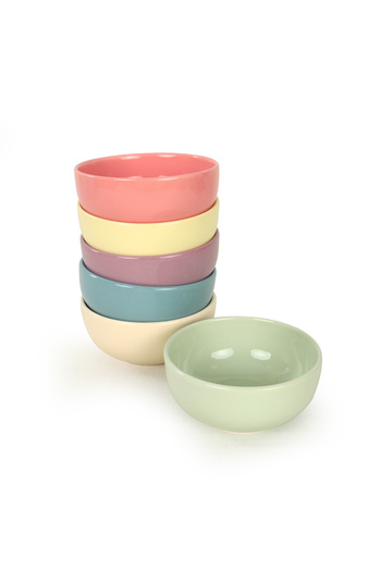 Keramika Mix Soft Cloud Bowl 12 cm 6 Pieces