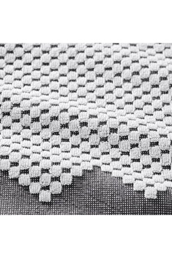 erorex Hand towel, white/grey, 40x70 cm
