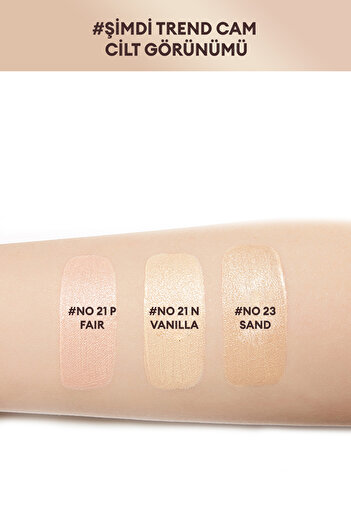 Missha Işıltılı ve Cam Cilt Görünüm Sunan Hafif Dokulu Cushion SPF40++ PA++ Glow Cushion (No.21P)