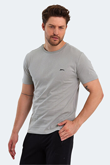 Slazenger Ανδρικό γκρι μπλουζάκι - Paint I Model