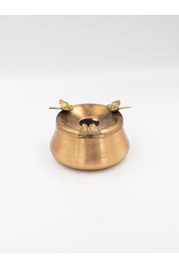 Bakır Concept Copper Ash Tray Butterfly Model Matte Color