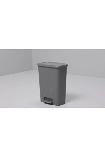 erorex Pedal bin, dark grey, 50 l