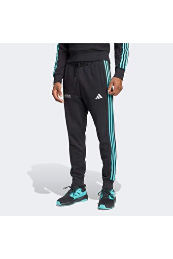 adidas Mercedes Amg Petronas Formula One Team Men's Black Tracksuit Bottoms (Jv5379)