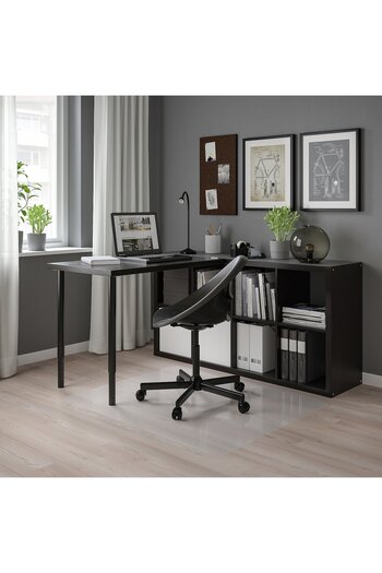 erorex Table top, black-brown, 100x60 cm